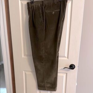 Men’s Haggar Brown Corduroy Pants Straight-Leg